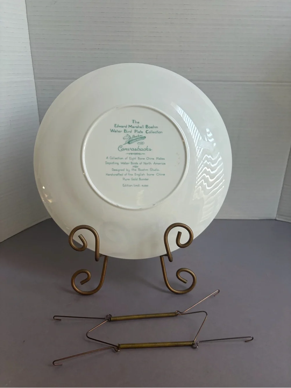 Edward Marshall Boehm Water Bird Plate Collection
